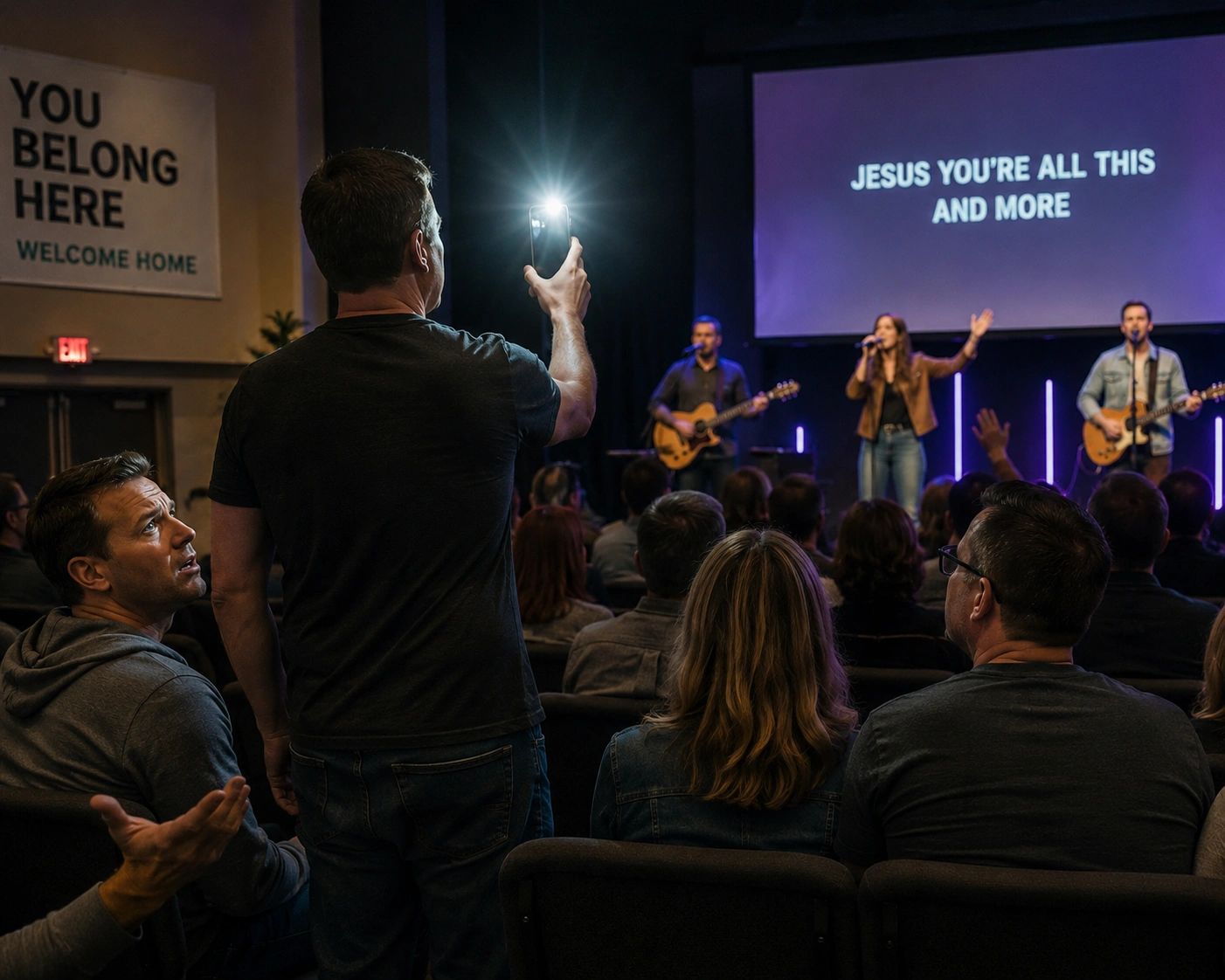 First-Time Church Visitor Assumes Worship Band Takes Requests